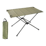 Foldable Aluminum Alloy with Carry Bag Camping Desk Outdoor Table for Travel Garden BBQ Fishing Backpacking