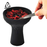 CRUSHER Arab One Hole Silicone Bowl Healthy Heat-resistant Bowls Complete Chicha Sheesha Cachimba Hookah Accessories