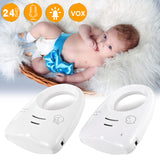Portable 2.4GHz Wireless Digital Audio Monitor One-Way Talk Crystal Clear Baby Cry Detector Sensitive Transmission