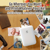 Portable miniature color printer, portable intelligent pocket printer