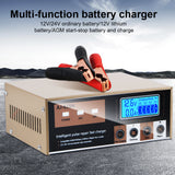 260W 24V 12V Car Charger LED Display Pulse Repair Battery Charging Intelligent For Motorcycle SUV Truck Auto Accessories