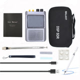 New Firmware 2.30 Second Generation DSP2 SDR Malachite Radio Receiver 10kHz-380MHz 404MHz-2GHz 5000mAh Battery Adjustable Filter