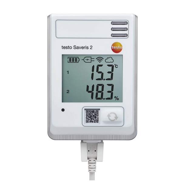 Testo 0572 2034 Saveris 2-H1 WiFi Data Logger with Display and Integra ...