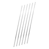6 Pieces Iron Supplies Stainless Steel 39inch Golf Club Shafts for Outdoor Women Men Practice Golfer Training