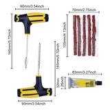 Universal Tire Repair Kit Studding Tool Set Auto Bike Puncture Plug Garage Needle Nose Pliers Car Accessories