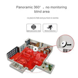 HD Mini 360 ° Panoramic View Two-way Voice IP Camera 2MP Video Survalance Home Security Protection Wifi Wireless Cameras