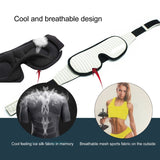 Sleep Light Blocking Breathable Lightweight Memory Foam 3D Contoured Cup Eye Mask for Side Sleeper Bedroom 1pcs