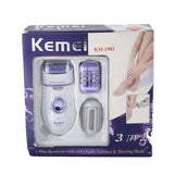 Kemei KM-1981 Wholesale Beauty Personal Care ABS Material Ladies Electric Epilator