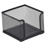 Multifunctional Organizer Metal Organization Convenient Desktop Memo Pad Sticky Note Mesh Box