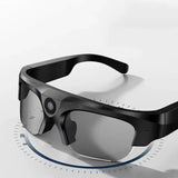 Mini 2K HD Camera Smart Glasses TWS Wireless Live Bluetooth Waterproof Drive Video Recorder Sports Outdoor Ride Call Sunglasses