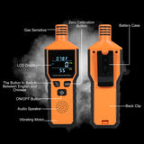 3-in-1 Portable Battery Powerd Handheld Carbon Monoxide Alarm Temperature &Humidity CO Detector Monitor