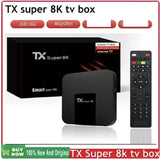 Global Version TX Super 8K Smart Android 10 Set Top TV Box 2GB 16GB Wifi RK3228 Media Player