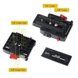 Digital Quick Release Camera Mount Bracket Support Base Plate For Manfrotto 500ah 701 577 Adapter Clamp Tripod Hydr