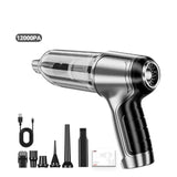 Brushless Cordless Handheld Mini Vacuum Cleaner - Dual Use for Home & Car, with Built-in Battery