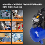 12V compressor pump household with tank air gun spray paint pneumatic tool