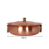 Traditional Copper Chafing Dish - Thick For Ramen & Soup