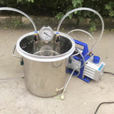 Vacuum saturated cylinder device experimental testing equipment stainless silicone defoaming barrel carbon fiber resin collector