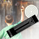 Heavy Duty Professional Darts Mat with Throw Checkouts, Points, and Ring Protector for Dart Game