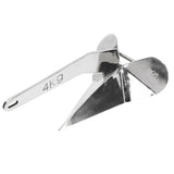 Plow Anchor 4KG  Style Boat Anchor 316 Stainless Steel Strong Tensile Strength for Boat Mooring On The Beach