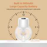 Wearable Hands-Free Electric Breast Pump - 3 Modes, 9 Suction Levels, Low Noise, 240ml Milk Collector for Breastfeeding