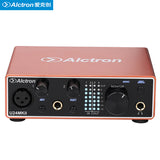 Alctron U24MKII professional USB recording audio interface for recording,make songs,later modification and dubbing