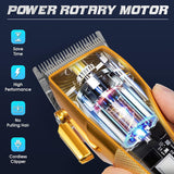 Men Hair Clippers Hair Trimmer Set Cordless Beard  Rechargeable T Outliner Shaver Zero Gapped Haircut Grooming Kit Gift