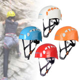 Climbing Helmet Protection with Chin Strap Construction Hardhat for Adults Mens Womens Mountaineering Rappelg Rope Descent