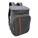 1pc, Cooler Bag, Heavy Duty Oxford Fabric Cooler Backpack, Waterproof Leakproof Insulation Outdoor Tote Bag