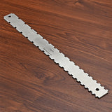 Guitar Notched Straight Edge Luthiers Tool Edge String Action Ruler Guitar Notched Straight Edge String Height Gauge NEW