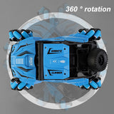 Four wheel drive off-road climbing, rotating drift, music, lighting, charging, remote control car, children's electric toy car