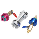 Air Conditioner Refrigerants Filler Vacuum Type Watertank Replacement Pressure Gauge Auto Repairing Tool Assembly Parts