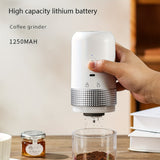 1pc, Electric Coffee Grinder, Adjustable Coffee Bean Grinder, Spice Grinder, One Touch Coffee Mill  Portable Ceramic