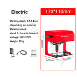 170x110mm Desktop Signage Marking hine Pneumatic Electric Car Nameplate Metal Parts Engraving Equipment Tool