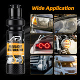120ml Car Restoration Polishing Kits Headlamp Scratch Remover Cleaning Paste Remove Oxidation Headlight Polish Liquid