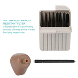 8 Pcs / Set Mini Disposable Filter Hearing Aid Waterproof And Oil Proof Prevent Ear Wax Water From Entering Internal Protection