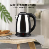 1pc, 2L Electric Kettle Large-capacity Stainless Steel Electric Kettle Automatic Power-off Anti-scald Curling Kettle Household Kettle