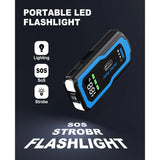 Car Jump 3500A Peak 12V Portable Power Bank Charger Booster Auto Starting Device Emergency Battery Starter with Cable