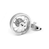 For 1/8 Kyosho NSR500 Aluminum Alloy Swing Arm & Front And Rear Hub RC Remote Control Motorcycle Replacement Accessories