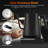 1200W Gooseneck with Temperature Control Electric for and Tea Kettle Coffee Pot 110v/220v