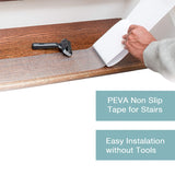 Clear Grip Tape For Stairs,Transparent Non-Slip Stair Treads,Indoor Step Treads, Anti-Skid Staircase Stickers