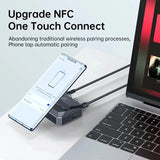 NFC Bluetooth 5.3 Audio Receiver 3.5mm AUX RCA USB U-Disk/TF HIFI Stereo Music Wireless 5.0 Adapter With Mic For Car Kit Speaker