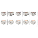 10Pcs/Set 2035 Quartz Movement Replacement Parts Alloy Watch Repair Tool with Accessories for Watchmaker