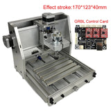 Aluminum Mini Frame Kit T8 Screw 775 Spindle Motor ER11 Collet Chuck DIY CNC Engraving hine Stroke XYZ 170x120x40mm