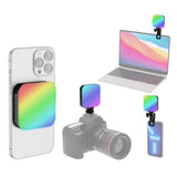 Magnetic Pocket RGB Photography Fill 2500K-9000K 20 Lighting Effects Video Conference Light Built-in Battery