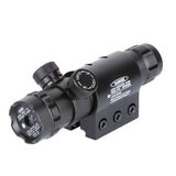 Tactical Hunting Red/Green Laser Dot Sight Adjustable 532nm Red Laser Pointer Rifle Gun Scope Rail Barrel Pressure Switch Mount