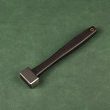440C Steel Hardness HRC57 MINI 29x25MM Square Hammer CNC Chamfered Blackened Stonewashed With Ebony Handle 280G