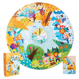 360 Degree Jigsaw Spinner -20.9In Round Holder Rotating Table Puzzle Board For Gift