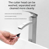 Men's Trimmer Rechargeable Cleaner Electric Nose Hair Shaver