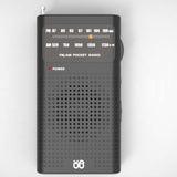 Mini Pocket FM/AM Radio Portable Digital Radio For Elderly Sports Outdoor Music PlayerWith 3.5mm Earphone Jack