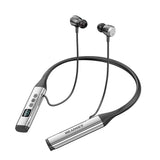 Bluetooth 5.1 Hanging Neck Sports Wireless Headset Earphone Binaural Running Music Earplug With LED Display Support TF Card
